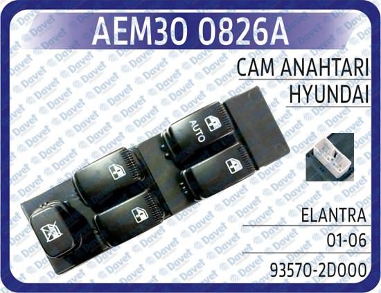 AEM 300826A Cam Anahtari Hyundai Elantra 01-06